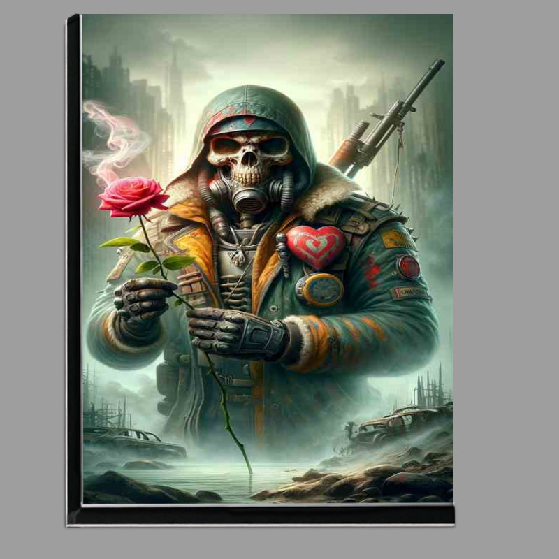Buy Di-Bond : (Apocalyptic Romantic Skull Warrior Art)