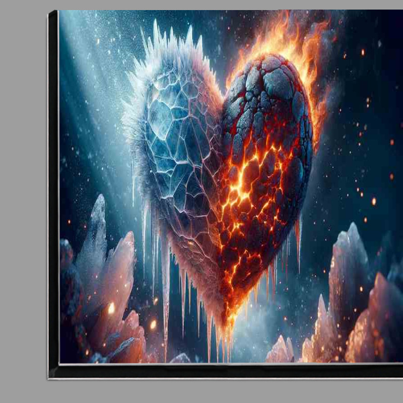 Buy Di-Bond : (Fragile Heart Ice and Fire Fusion featuring a heart)