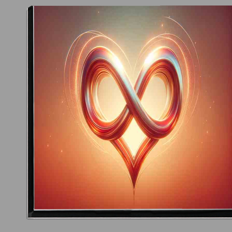 Buy Di-Bond : (Love Infinity Symbol in Heart Artwork)