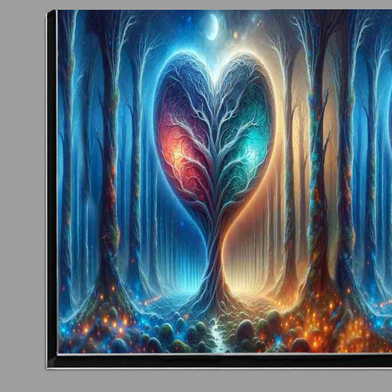 Buy Di-Bond : (Mystical Heart Tree Life Vivid Painting)