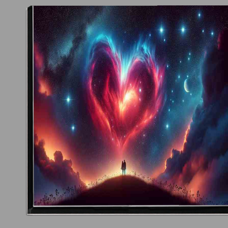 Buy Di-Bond : (Starlit Heart Nebula Sky beautifully illuminated)