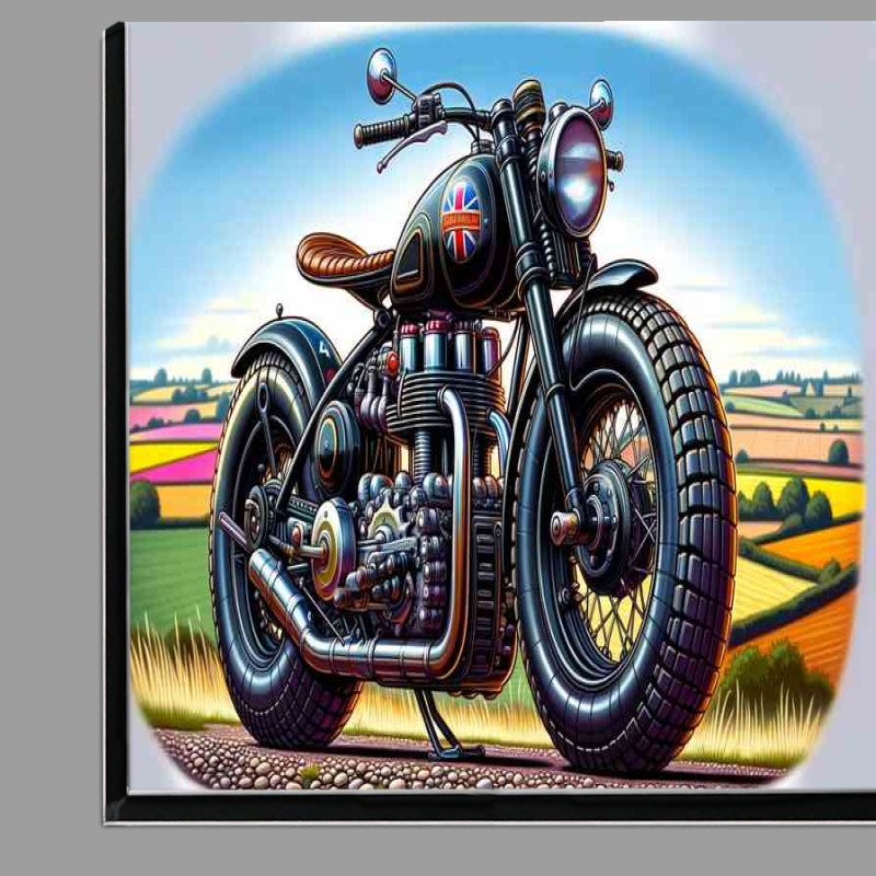 Buy Di-Bond : (Cartoon Ariel Square 4 MK2 Motorcycle Art)