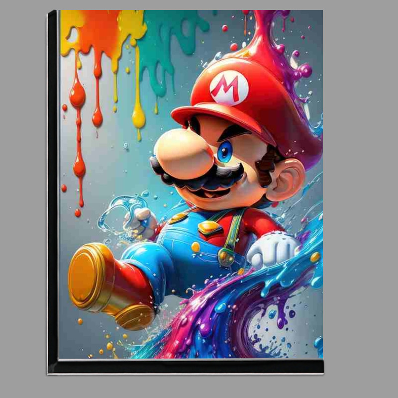 Buy Di-Bond : (colourful mario splast art style)