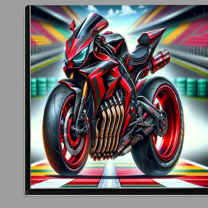 Buy Di-Bond : (Cool Cartoon Honda SP1 SP2 Motorcycle Art)