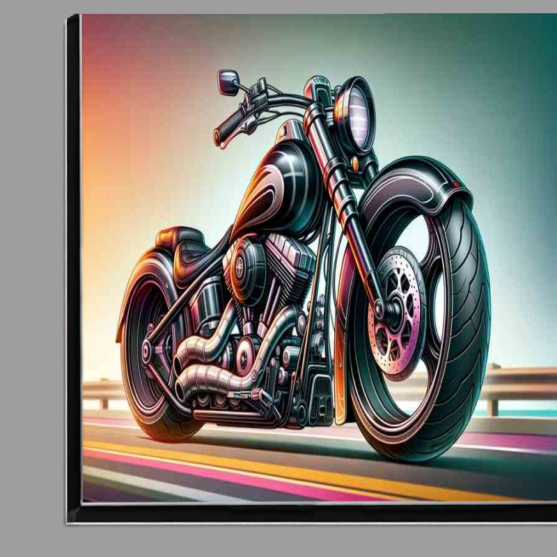 Buy Di-Bond : (Cool Cartoon Yamaha Road Star Motorcycle Art)