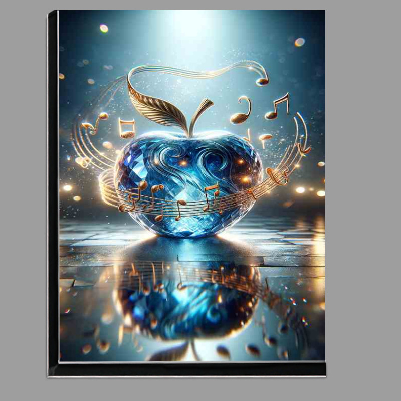 Buy Di-Bond : (Enchanted Melodic Apple Crystal Sculpture Art)