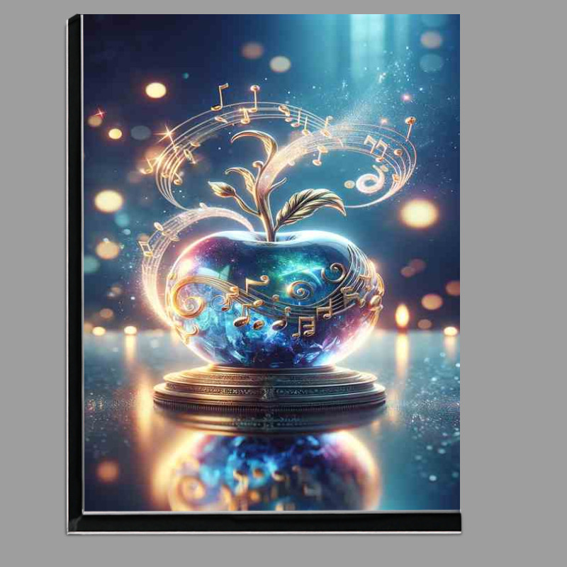 Buy Di-Bond : (Melodic Apple Crystal Sculpture Art)