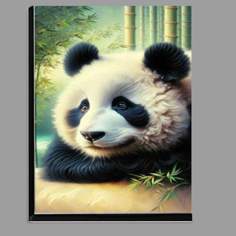 Buy Di-Bond : (Gentle Panda Dream style of Oil Painting)