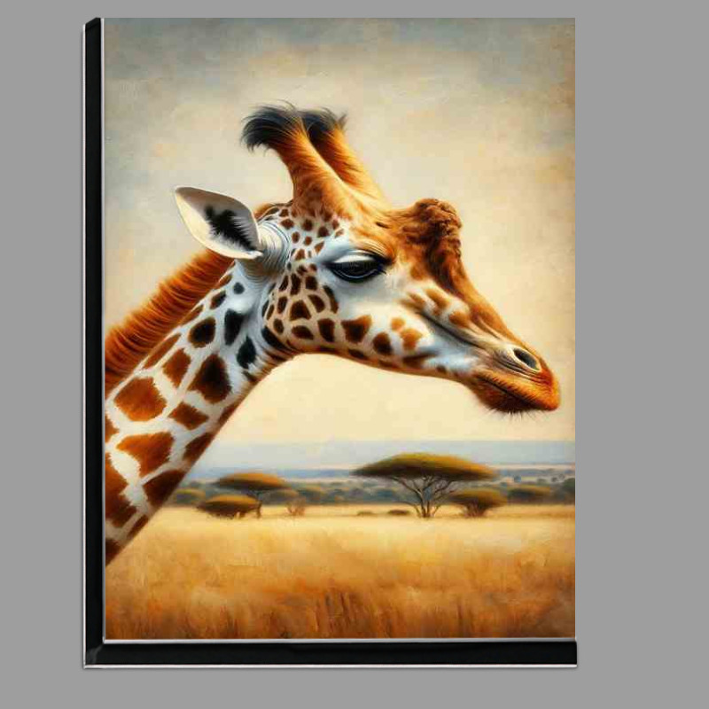 Buy Di-Bond : (Grace head of a captivating Giraffe)