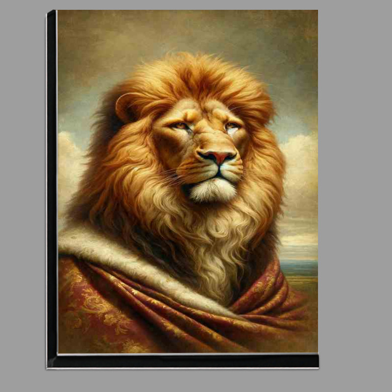Buy Di-Bond : (Lion King head Classic Oil Painting style regal)