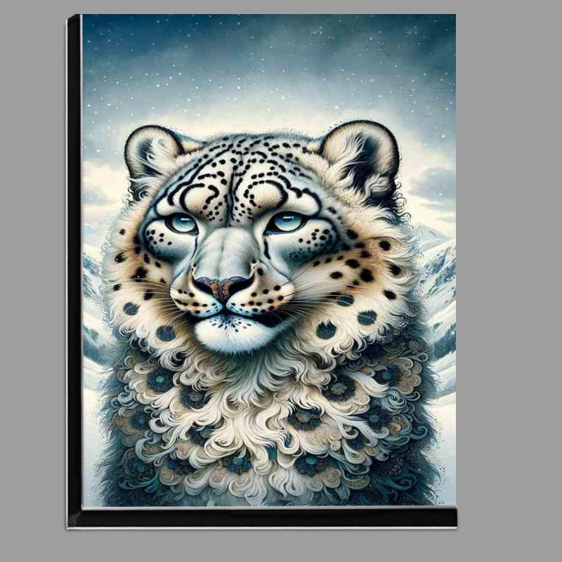 Buy Di-Bond : (Mystical Snow Leopard Elegance)