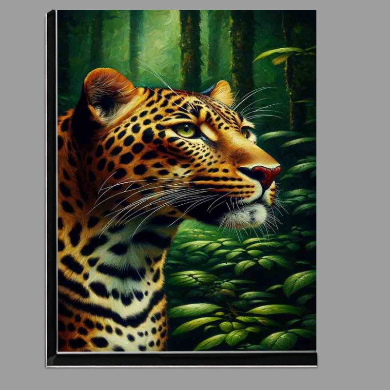 Buy Di-Bond : (Regal Leopard in Lush Greenery)
