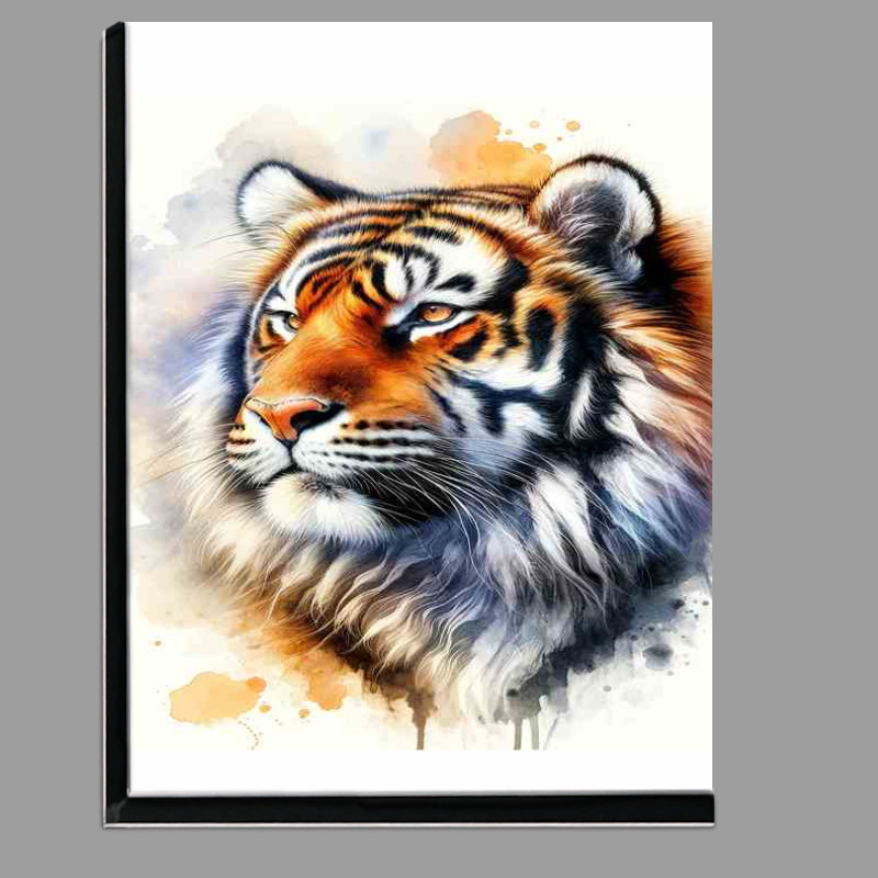 Buy Di-Bond : (Tiger Watercolor Animal Art style)