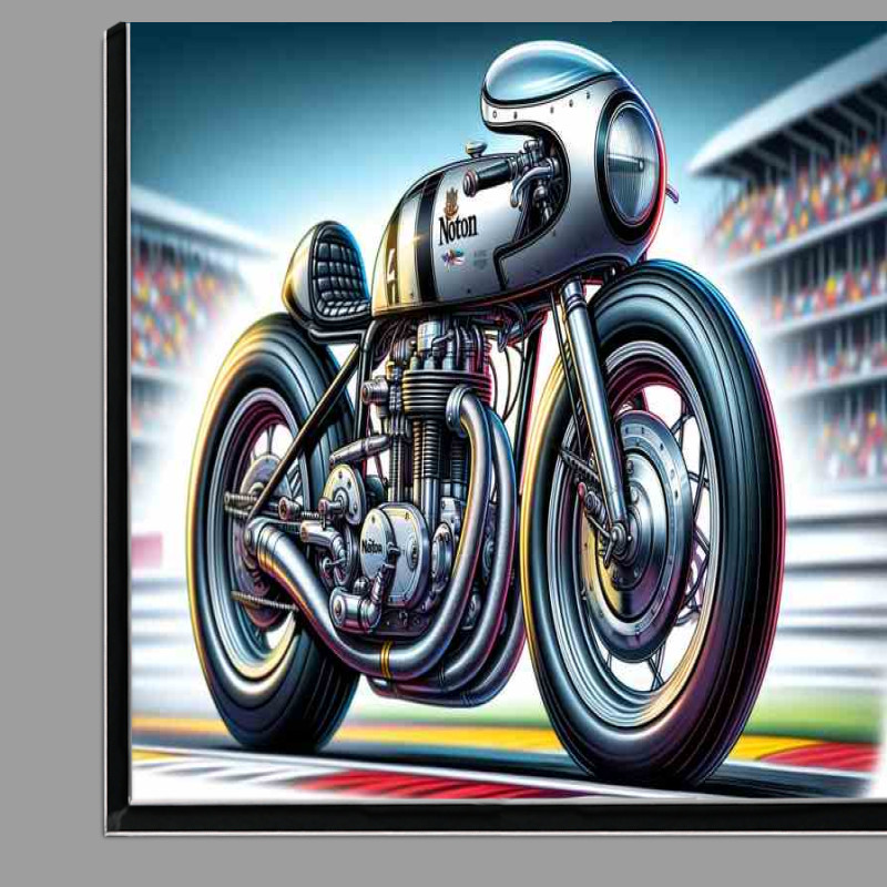 Buy Di-Bond : (Cool Cartoon Manx Norton Motorcycle Art A cartoon style)