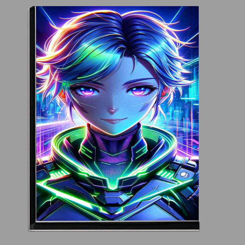 Buy Di-Bond : (Anime character with a sci fi in neon colors)
