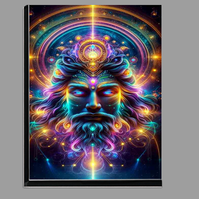 Buy Di-Bond : (Powerful deity radiating divine energy neon)