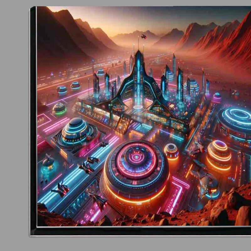 Buy Di-Bond : (A Futuristic Neon Spaceport on Mars)