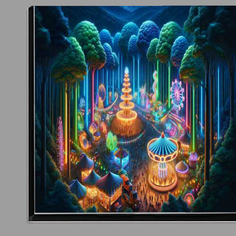Buy Di-Bond : (A Neon Carnival in a Fairy Tale Forest transformed)
