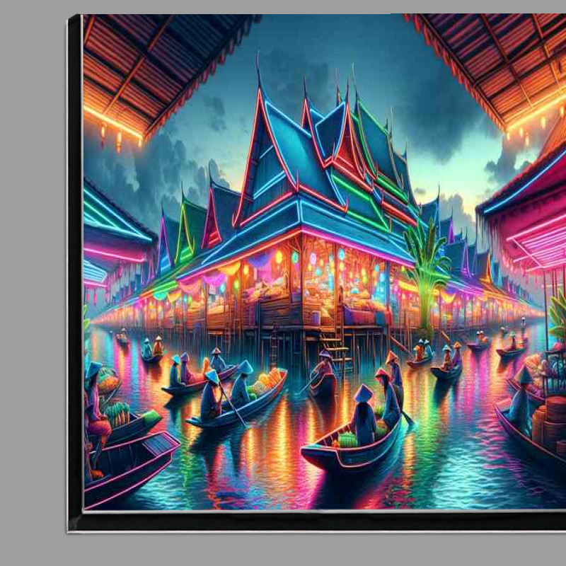 Buy Di-Bond : (A Neon Lit Floating Market in Southeast Asia)