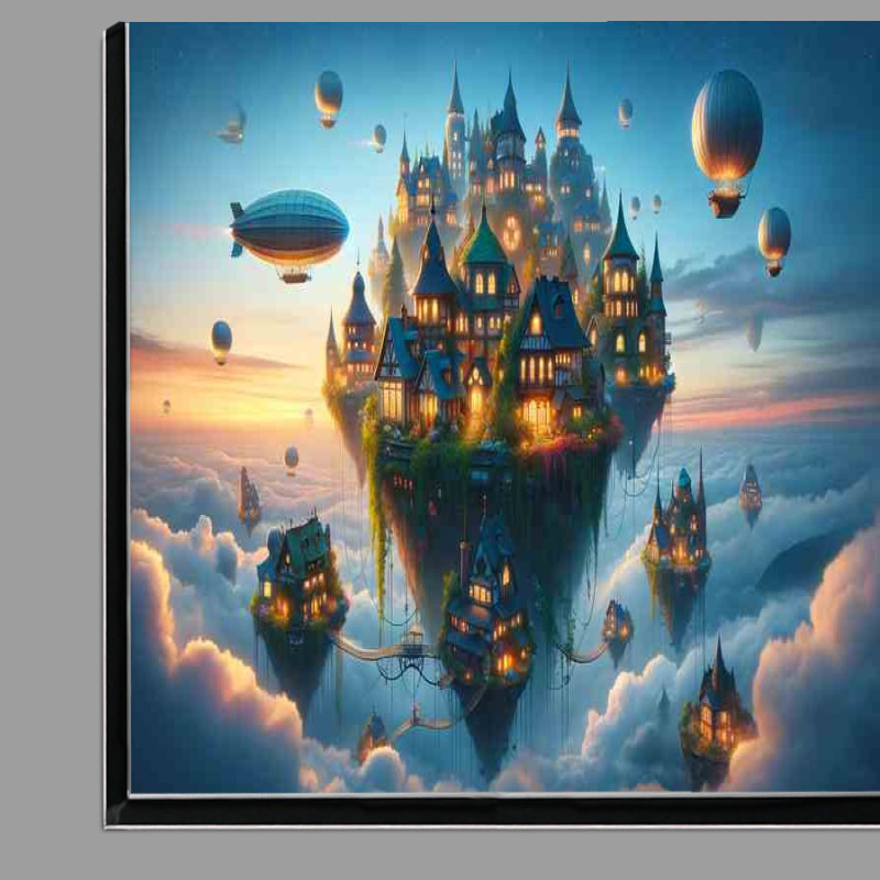 Buy Di-Bond : (Whimsical Sky Village floating isles)