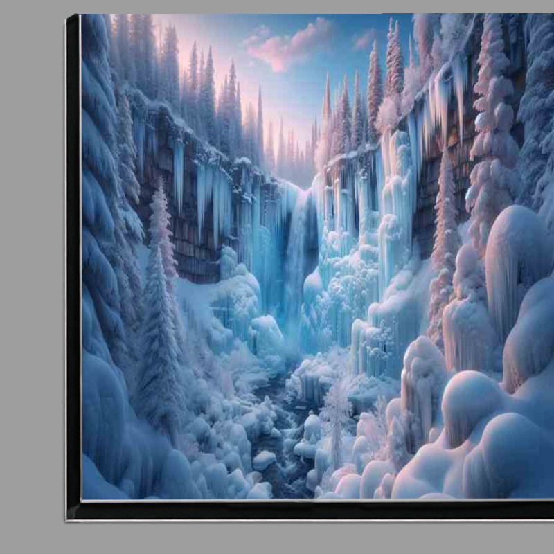 Buy Di-Bond : (Crystal Serenity The Enchanted Winter Waterfall)