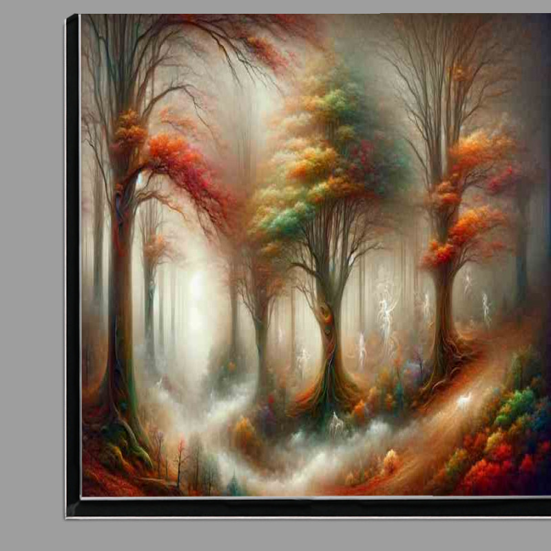 Buy Di-Bond : (Autumns Mystery A Foggy Morning in Surrealist Style)