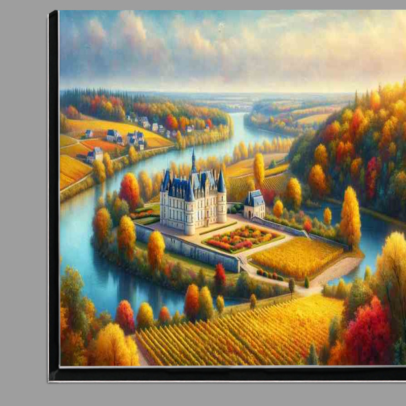Buy Di-Bond : (Autumn day in the Loire Valley France)