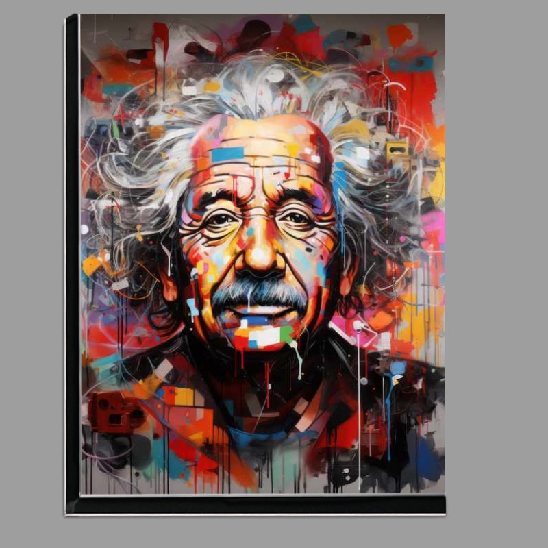Buy Di-Bond : (Albert Einstein graffiti style)