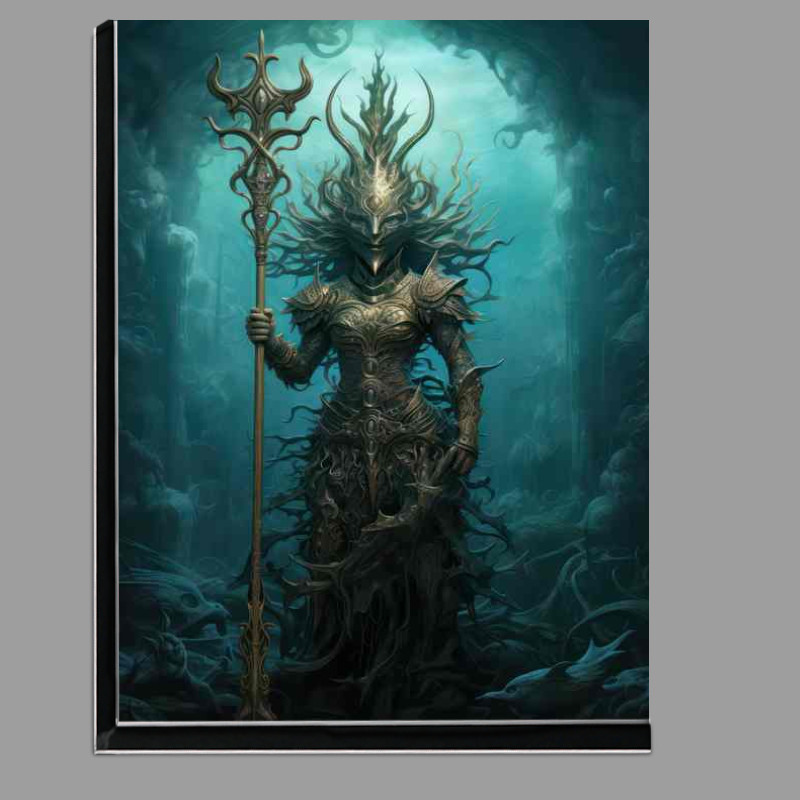 Buy Di-Bond : (Mermaid with the spear underwater protector of the sea)