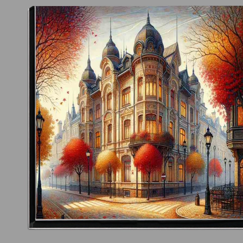 Buy Di-Bond : (Autumns Elegance A Historic Town Art)