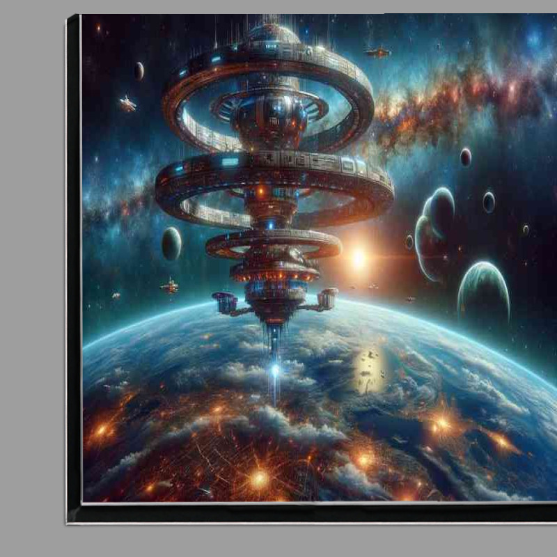 Buy Di-Bond : (A view from space near a fantasy planet)