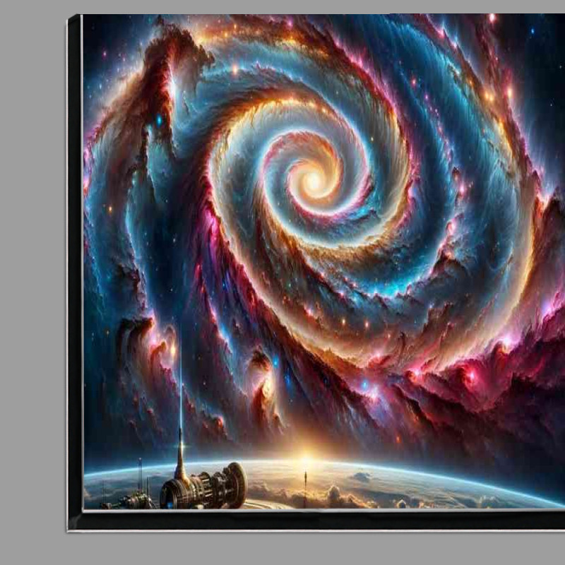 Buy Di-Bond : (Breathtaking view of a fantasy galaxy from space)