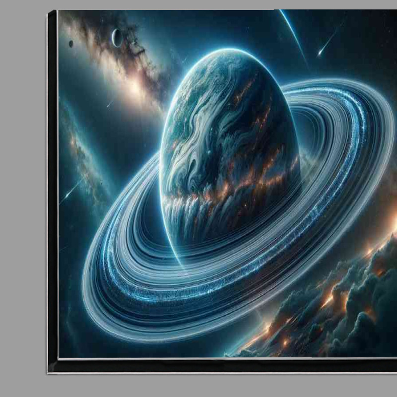 Buy Di-Bond : (Space of a fantasy planets intricate ring system)