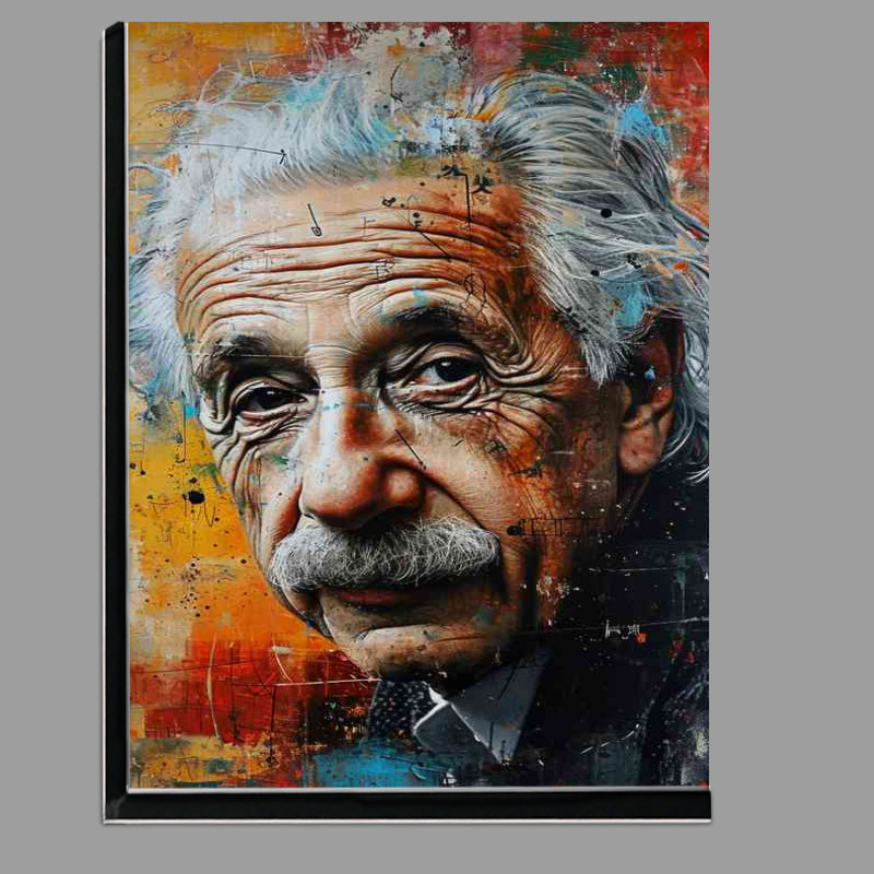Buy Di-Bond : (Albert einstein great street art style)
