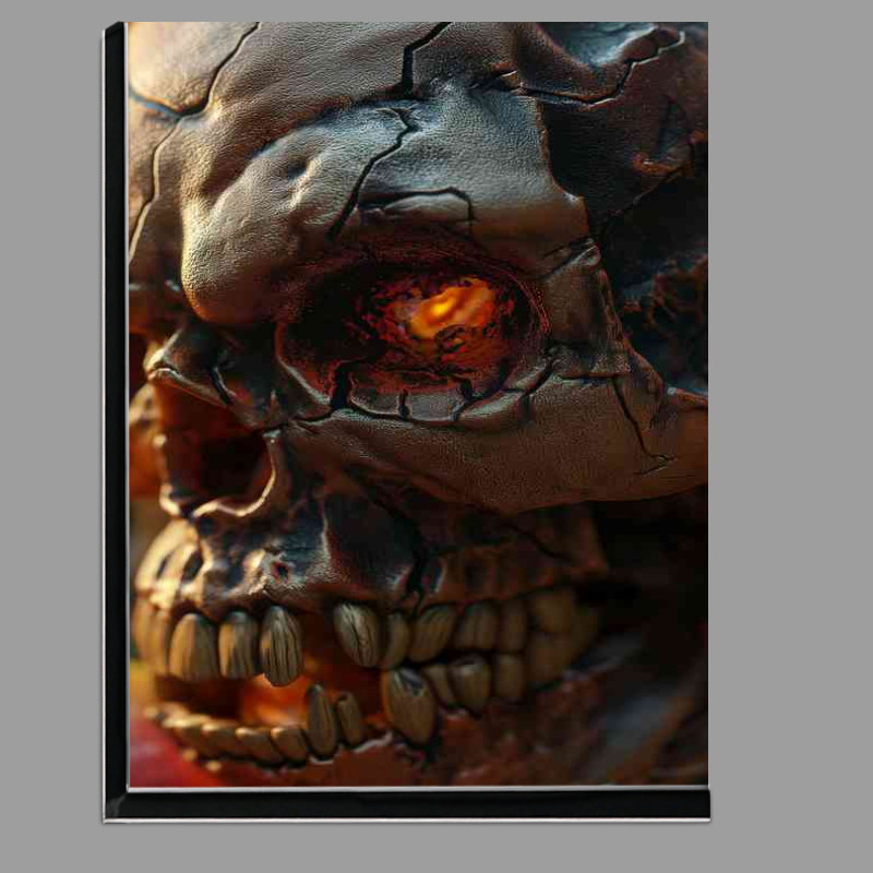 Buy Di-Bond : (Angry faced skull dark side)