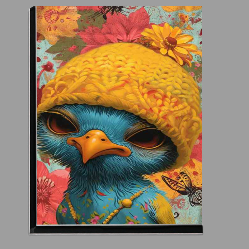 Buy Di-Bond : (Bird with a yellow cap and hat)