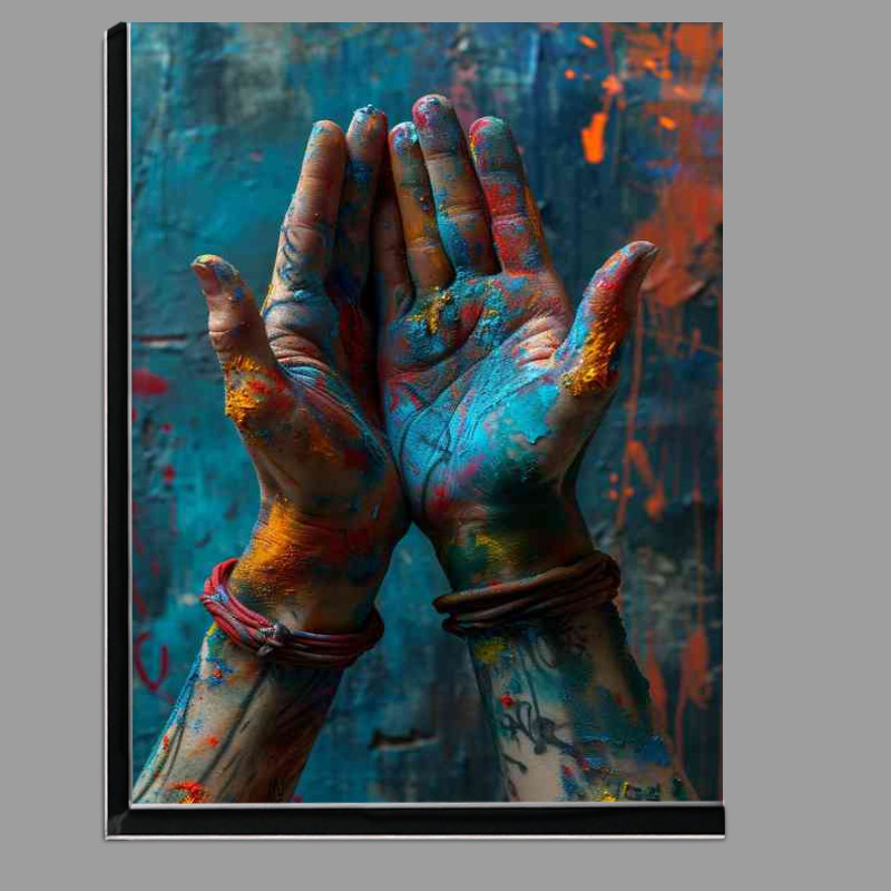 Buy Di-Bond : (Graffiti covered hands colourful)