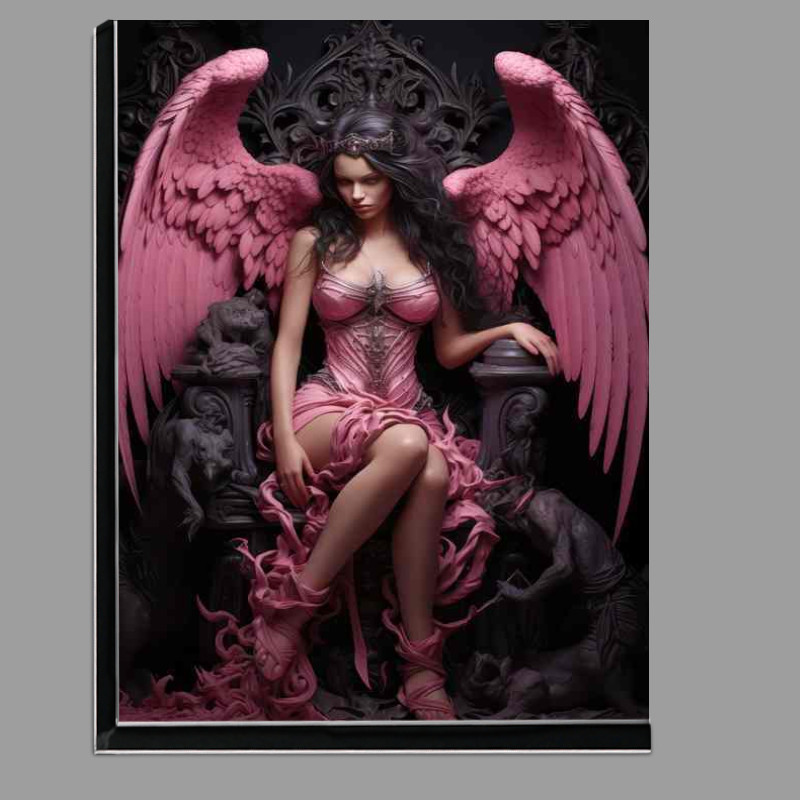 Buy Di-Bond : (The Dark Angel with pink wings and pink dress)