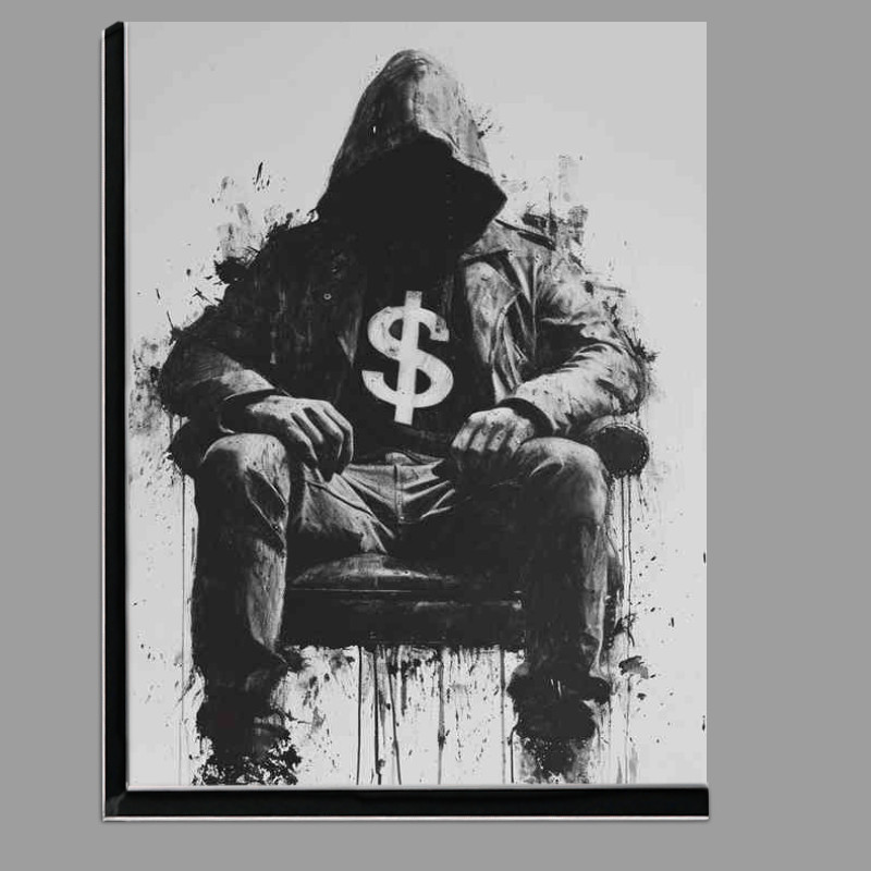 Buy Di-Bond : (Hooded man with the dollars)