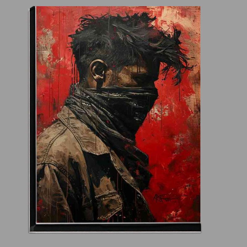 Buy Di-Bond : (Man in a bandana in the style of rap)