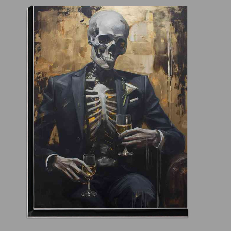 Buy Di-Bond : (Skeleton waiting for his loved one to arrive)