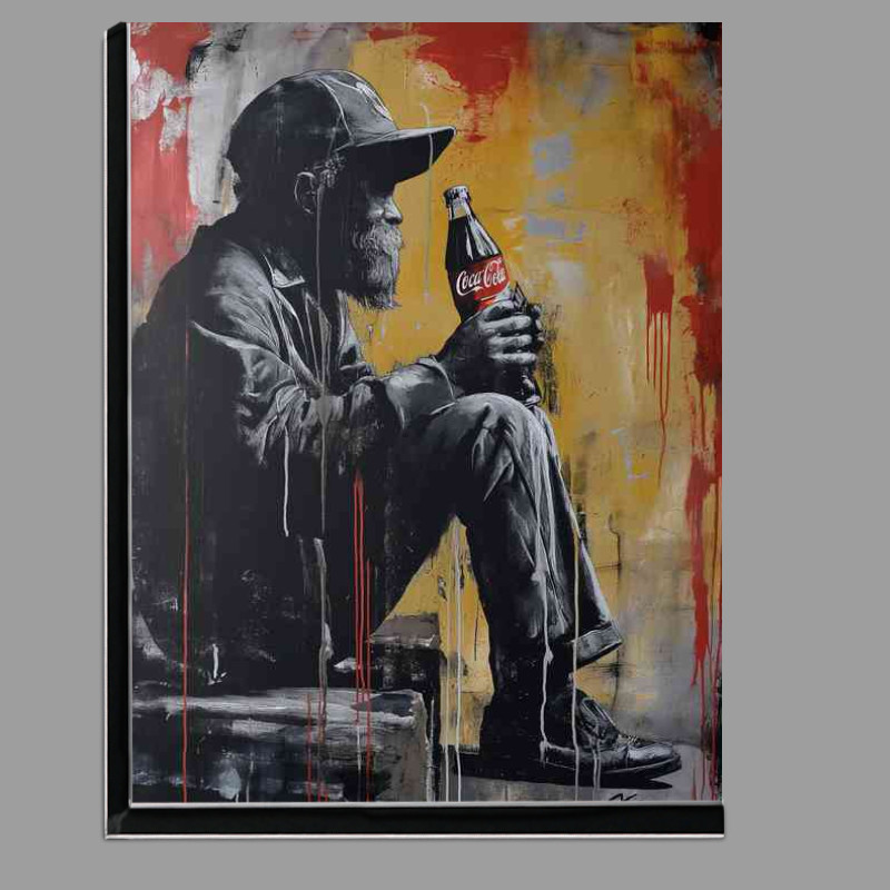 Buy Di-Bond : (Street art man been thirsty)