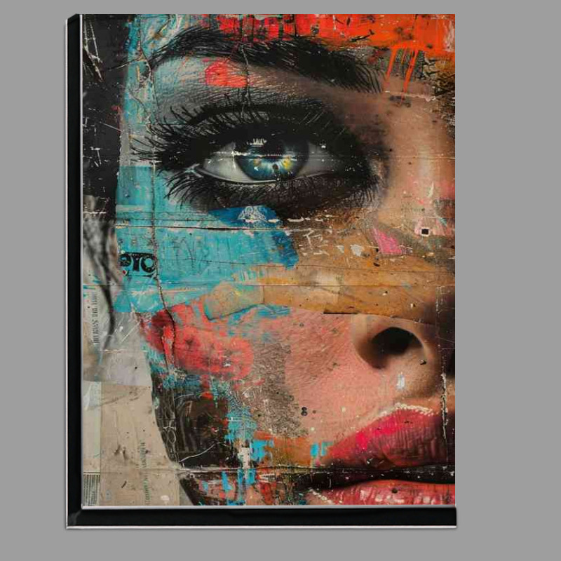 Buy Di-Bond : (The Face of a woman with blue a eye)