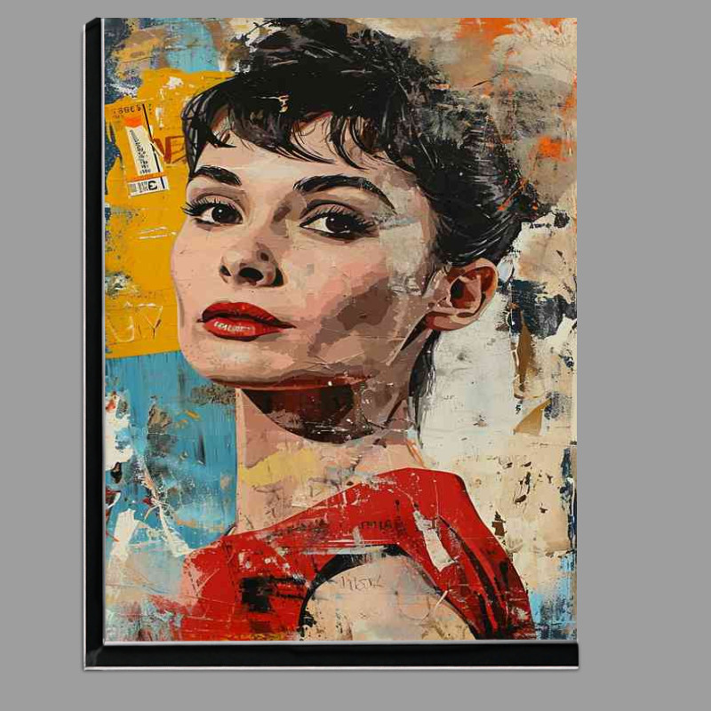 Buy Di-Bond : (lady actress painted srteet art style)