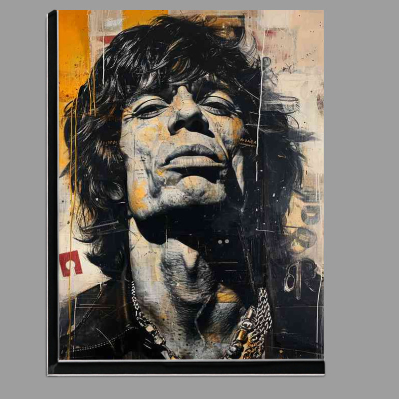 Buy Di-Bond : (street art graffiti rolling stones style)