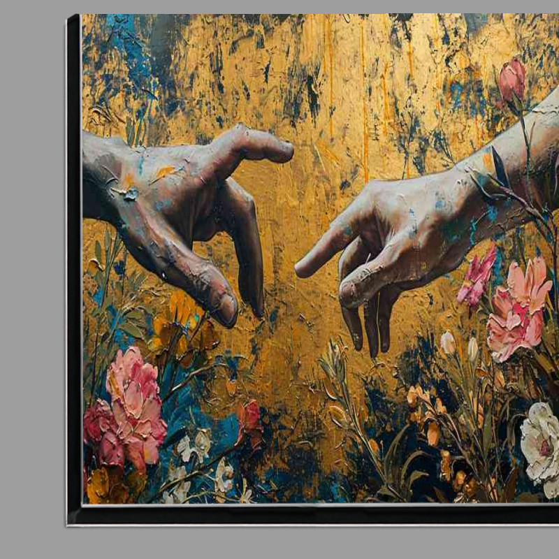 Buy Di-Bond : (Creation of two lovers and flowers)