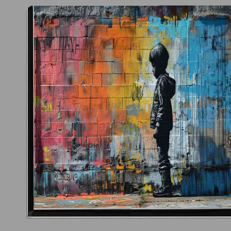 Buy Di-Bond : (Graffiti wall the lost boy)