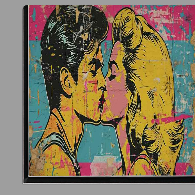 Buy Di-Bond : (Love is all we need pop art graffiti)
