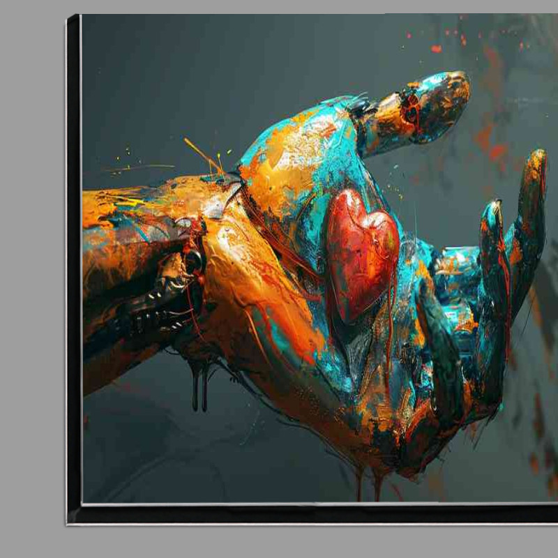 Buy Di-Bond : (My heart in your hands painted style art)