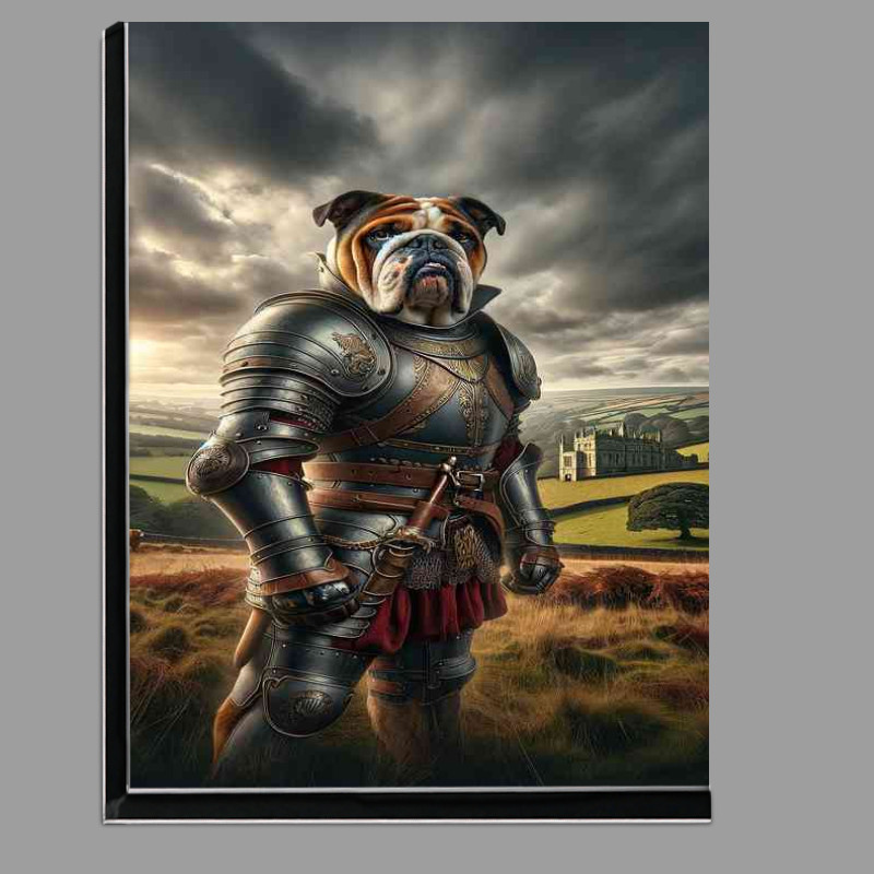 Buy Di-Bond : (British bulldog warrior standing with a stoic posture)